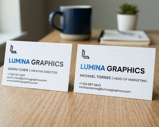 Spot UV Printed Custom Visting Cards