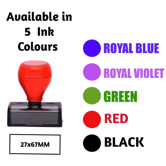 Custom Stamp 27x67 MM