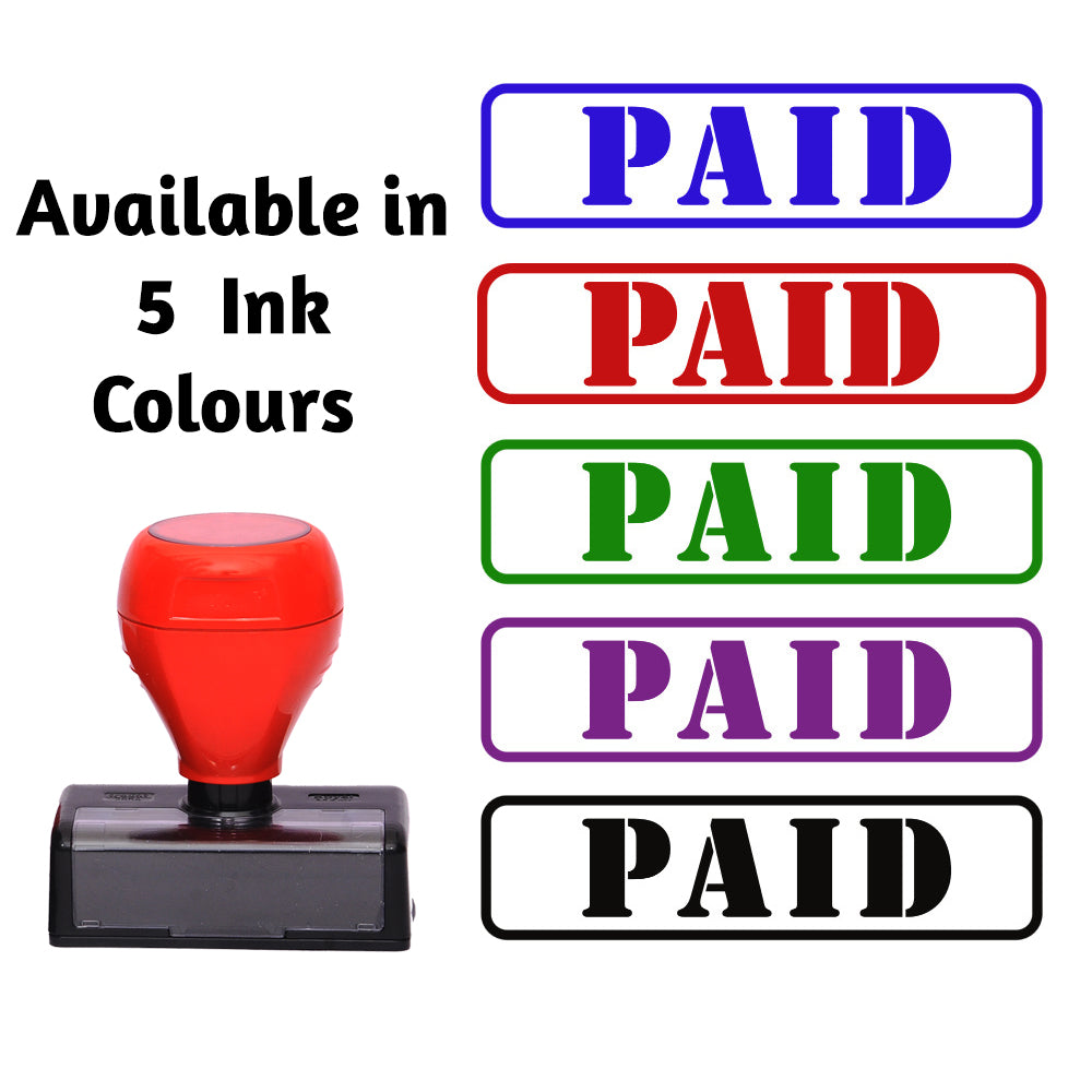PAID Stamp 29x54 MM