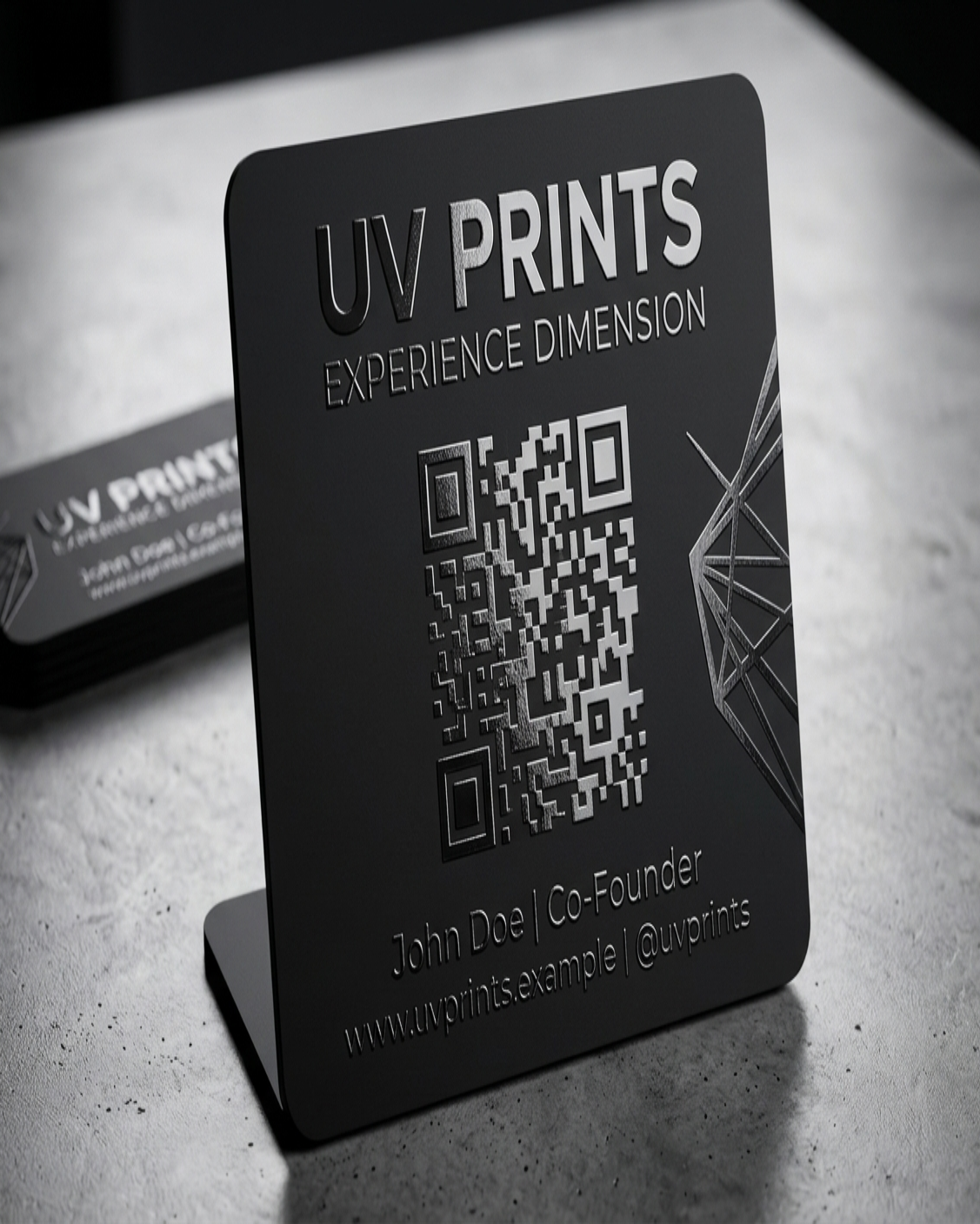 UV Printed QR Display Board 4x6